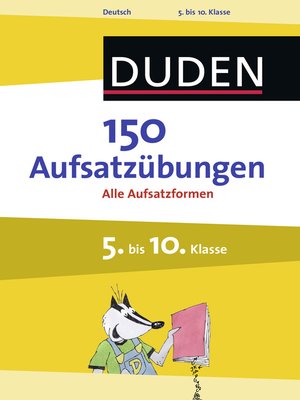 cover image of 150 Aufsatzübungen 5. bis 10. Klasse